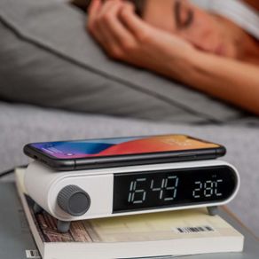Alarm Clock Wireless Charger Qi Technology Temperature indicator