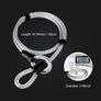 U-Lock for Bicycles, DINOKA U Bicycle Lock + Steel Cable Lock with Holder, 2-in-1 Bicycle Locker, U Lock, Flexible Steel Cable Image 5