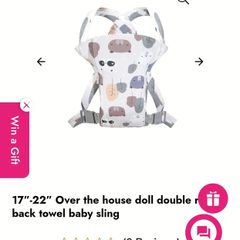 Doll baby sling
