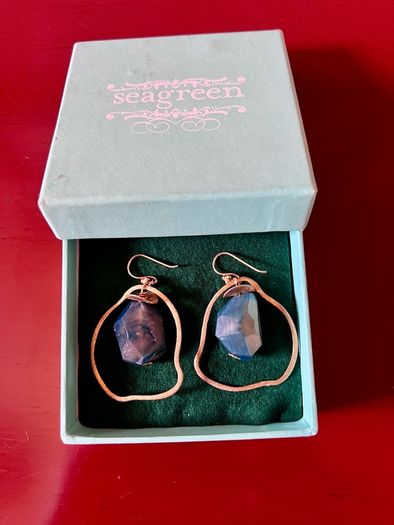 Fabulous Lapis Luzli Statement Earrings
