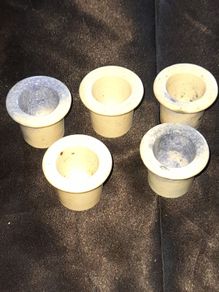 Beautiful Genuine Old Desk Ink Wells, 5 euro each only have 5 good ones left