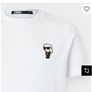 Karl lager field white t shirt Image 6