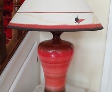 Louis Mulcahy Handmade Pottery Table Lamp