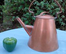 Early 20th century copper watering can