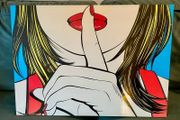 Deborah Azzopardi Ssshh Vintage Pop Art Print