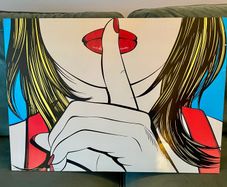 Deborah Azzopardi Ssshh Vintage Pop Art Print