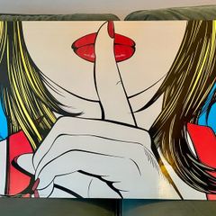 Deborah Azzopardi Ssshh Vintage Pop Art Print
