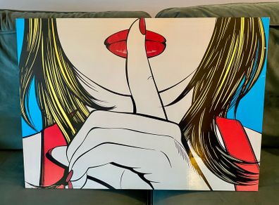 Deborah Azzopardi Ssshh Vintage Pop Art Print
