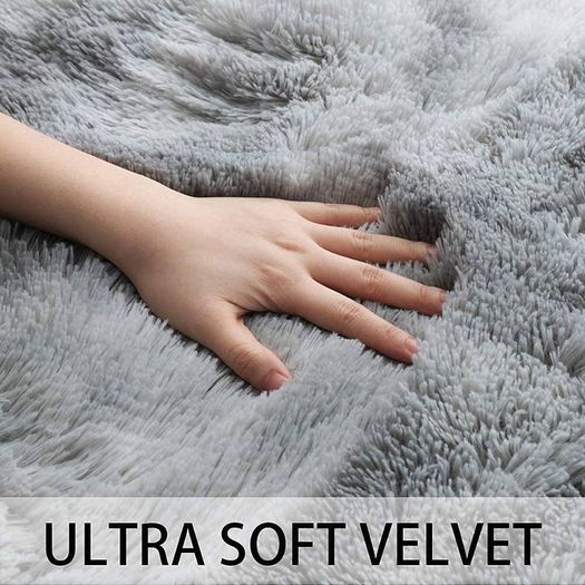 Area Rugs Soft Bedroom Carpets Anti Slip Fluffy Living RoomRug Shaggy Floor Mats Large for Bedroom MULTIPLE SIZES/COLOURS AVAILABLE