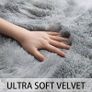 Area Rugs Soft Bedroom Carpets Anti Slip Fluffy Living RoomRug Shaggy Floor Mats Large for Bedroom MULTIPLE SIZES/COLOURS AVAILABLE Image 4