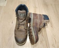 CAT - Powerplant Safety Boot SB Brown  UK 10