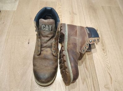 CAT - Powerplant Safety Boot SB Brown  UK 10