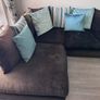 Charcoal Corner Sofa | Cushions Included Image 9