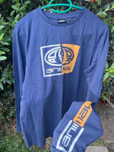 Animal kids navy long sleeves T-Shirt 13/14y