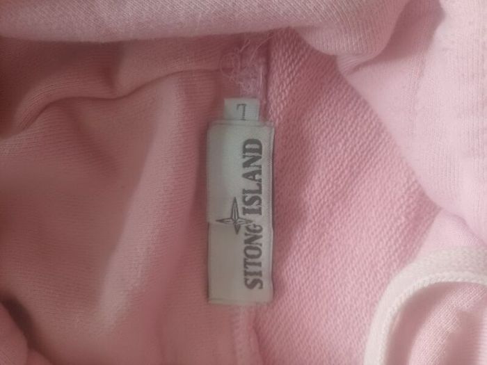 stone island pink hoodie