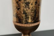 Vintage Florentine Ceramic Goblet Vase