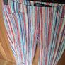 Robell Cropped Summer Striped Trousers 10 Image 4
