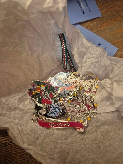 Newbridge Silverware Christmas Decorations x5 | 4 New Boxed / Crystal Collection Ornament