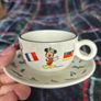 Vintage Disneyland Paris Mickey Mouse Porcelain Cup & Saucer Image 3