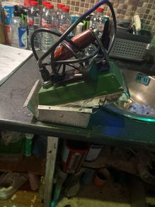 snooker table  iron