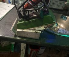 snooker table  iron