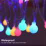String Lights, ADORIC Festoon Lighting 10M 100 LED Battery Operated Globe Lights Waterproof, 8 Modes Lighting, Decoration for Halloween, Christmas, Festivals (Red, Green, Blue, Yellow) Image 4