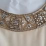 MARCHESA 100% silk mini dress with jewel encrusted scooped neck Sz 10 - Rrp 495 USD Image 4