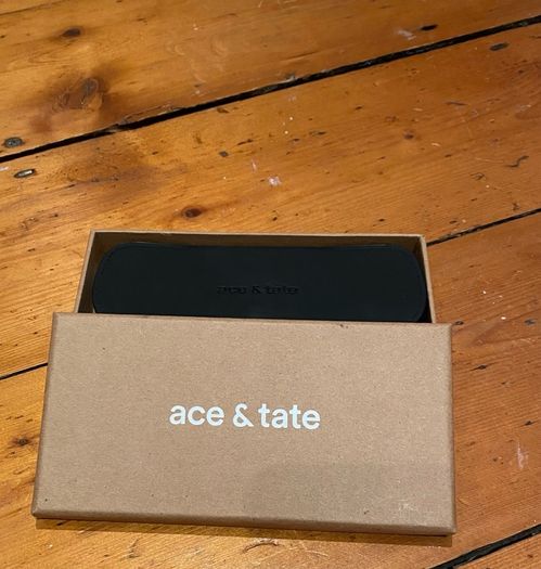 Ace & Tate Neil Satin Silver glasses and Sunglasses Clip on