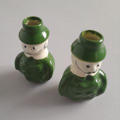 Vintage Pair of Bud Vases