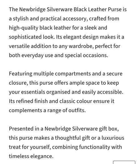 Newbridge silverware wallet