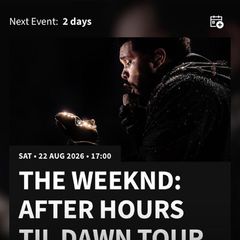 Weekend x2 standing gold W