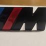 BMW M Power Black metal  Car Front Grille Badge Emblems Stickers for BMW M M3 M4 M5 X5 X6 E46 E39 E90 E60 E36 F30 F10 E34 X5 E53 E30 F20 E92 E87 Image 4