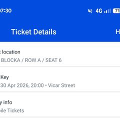 Tim Key - 2 tickets - 30th April 2026