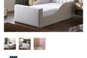 Kids Ottoman Bed With Safety Rail