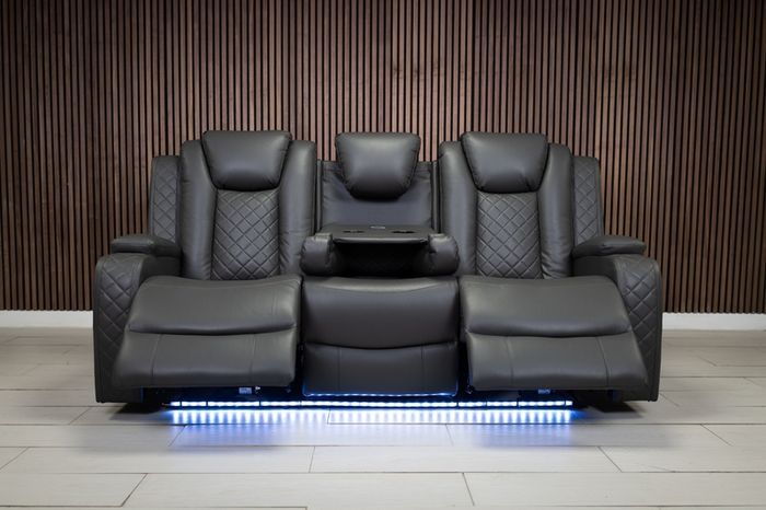 3 Seater Ashbyrne Electric Leather Recliner Sofa