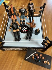 WWE arena and figures