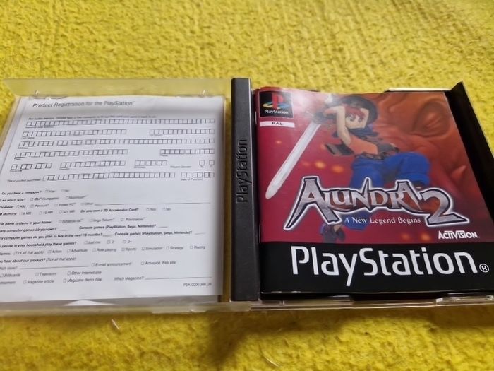 Alundra 2  PlayStation1 Ps1 PlayStation2 Ps2 games Original
