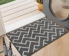 NEW SALE | Indoor Door Mats, 50 x 80 cm door mat non slip backing, Dirt Trapper Mat Absorbent Non-Slip Doormat for Entrance, Inside, Kitchen, Front Back Door, Pets and Garden