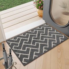 NEW SALE | Indoor Door Mats, 50 x 80 cm door mat non slip backing, Dirt Trapper Mat Absorbent Non-Slip Doormat for Entrance, Inside, Kitchen, Front Back Door, Pets and Garden