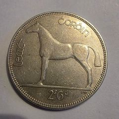 1934 irish silver half crown