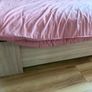 superking bed frame and two lockers Image 2