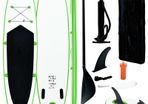 Inflatable Stand Up Paddle Board Set Green and White