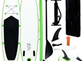 Inflatable Stand Up Paddle Board Set Green and White