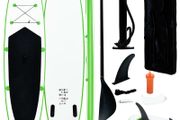 Inflatable Stand Up Paddle Board Set Green and White