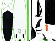 main image for ad Inflatable Stand Up Paddle Board Set Green and White
