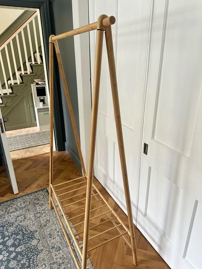 Folding Bamboo Clothes Rail