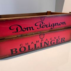 Wooden  Champagne box display Moet / Bollinger