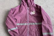 Good condition fleece lined raincoat 6-8 yrs