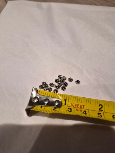 metal Snowflake Spacer Beads