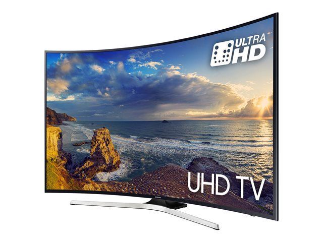 Samsung 55" Curved UHD 4K HDR Smart Tv, Wifi, Lan, Usb, Saorview